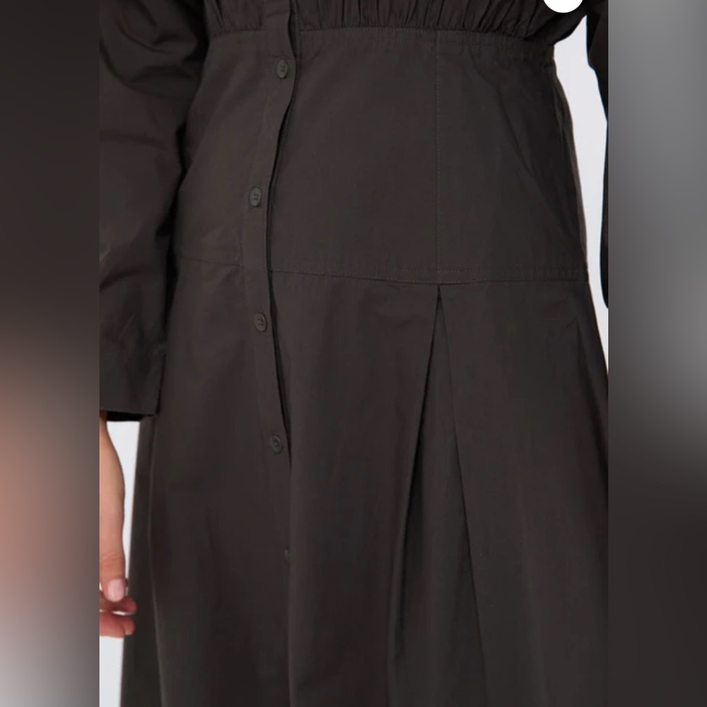 APIECE APART
Deep Olive Pietra Maxi Shirt Dress Size 2 - Picture 6 of 16